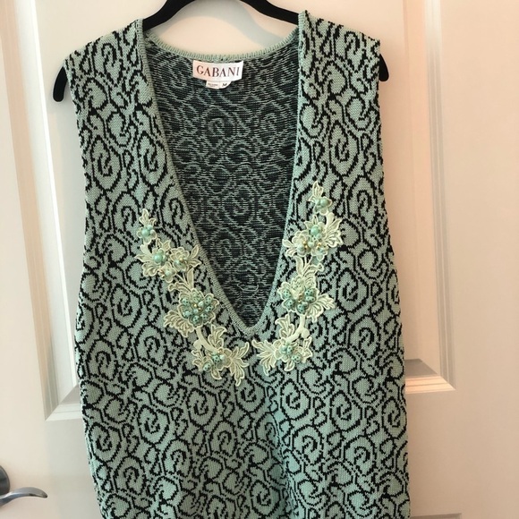 Vintage Gabani Beaded Sweater Vest - Picture 3 of 16